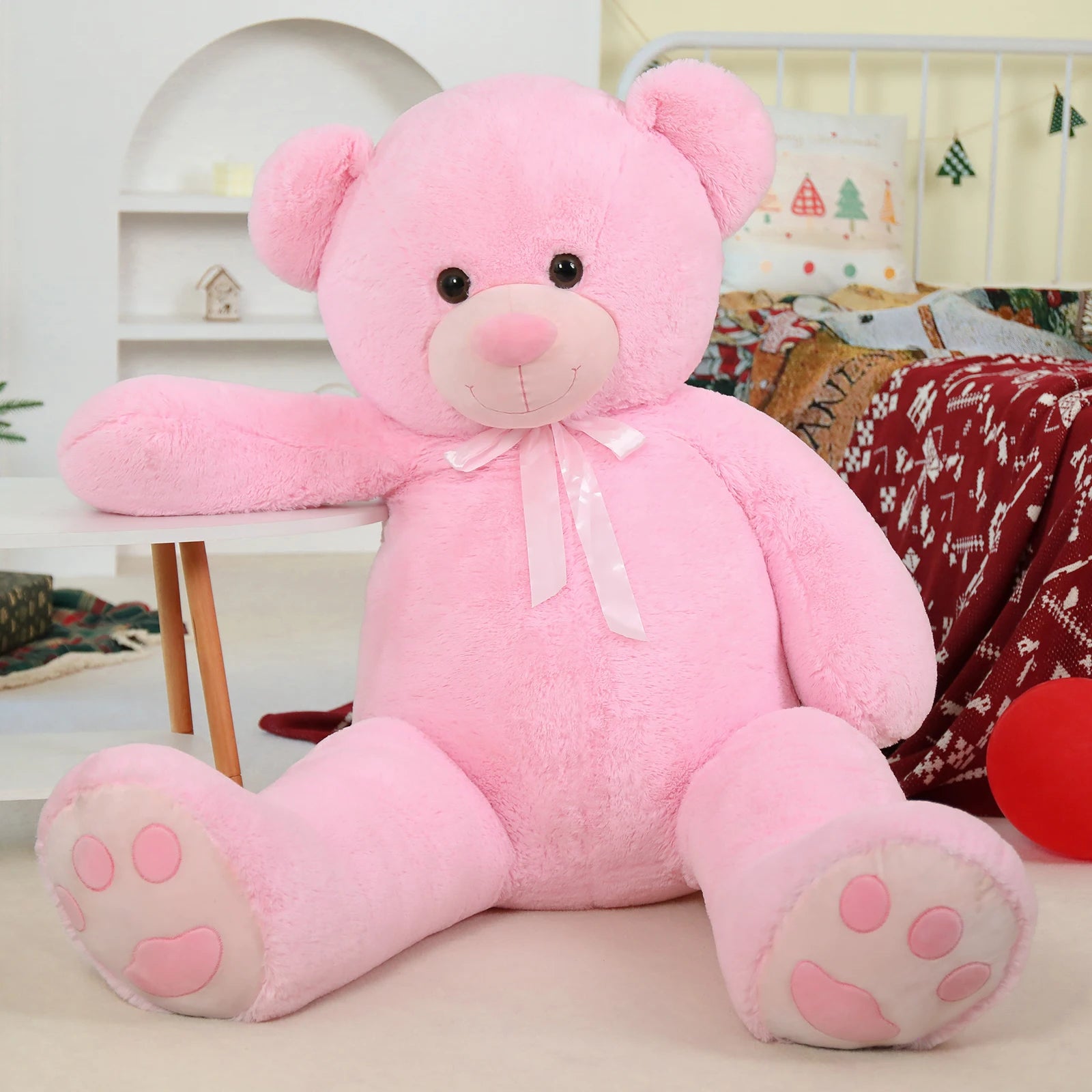 Tezituor Giant Teddy Bear 5 Feet Tall - Pink Valentines Gift