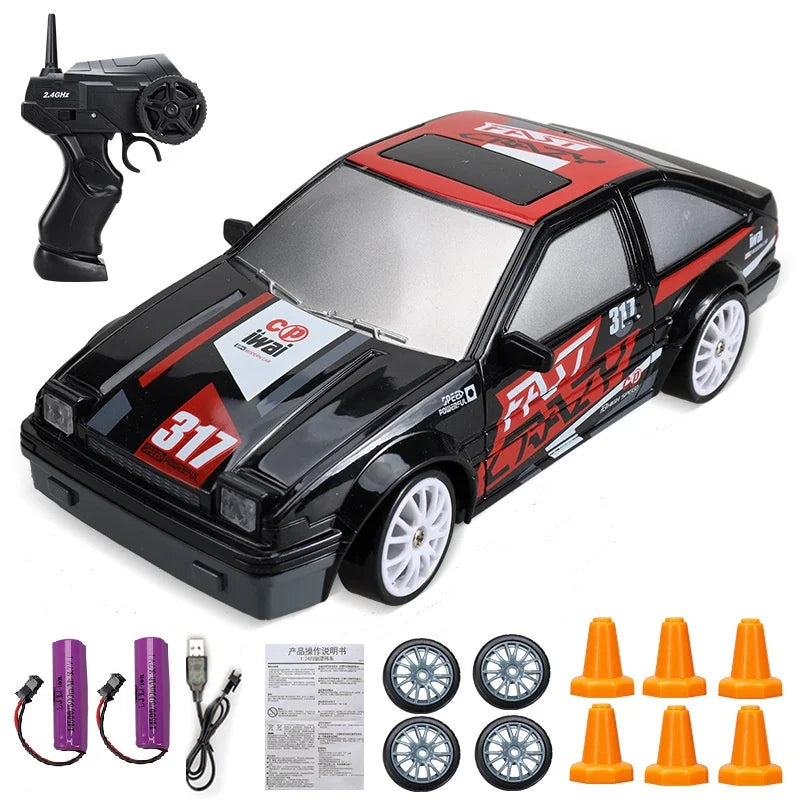 2.4G High speed Drift Car 4WD Toy Remote Control Vehicle Car RC