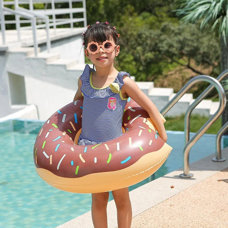 Summer Inflatable Toys Simulation Donuts Shape Swimming Ring