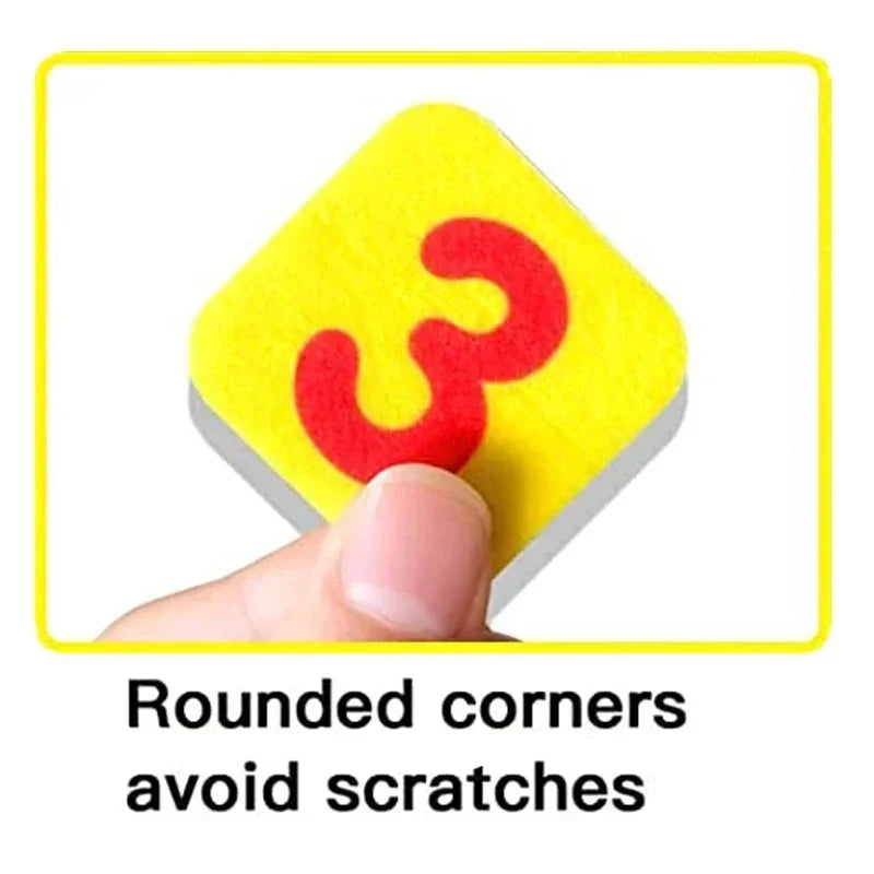 Pencil Shape Toys Felt Finger Numbers Math Toy Children