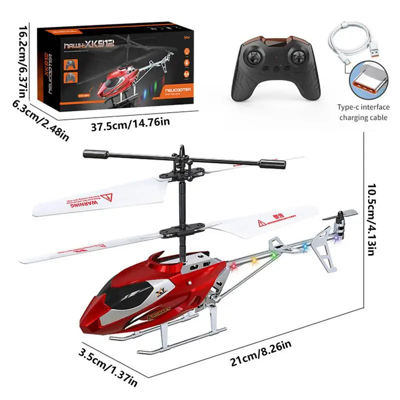 Kids Remote Helicopter With Stable Flight & Easy Remote Contro