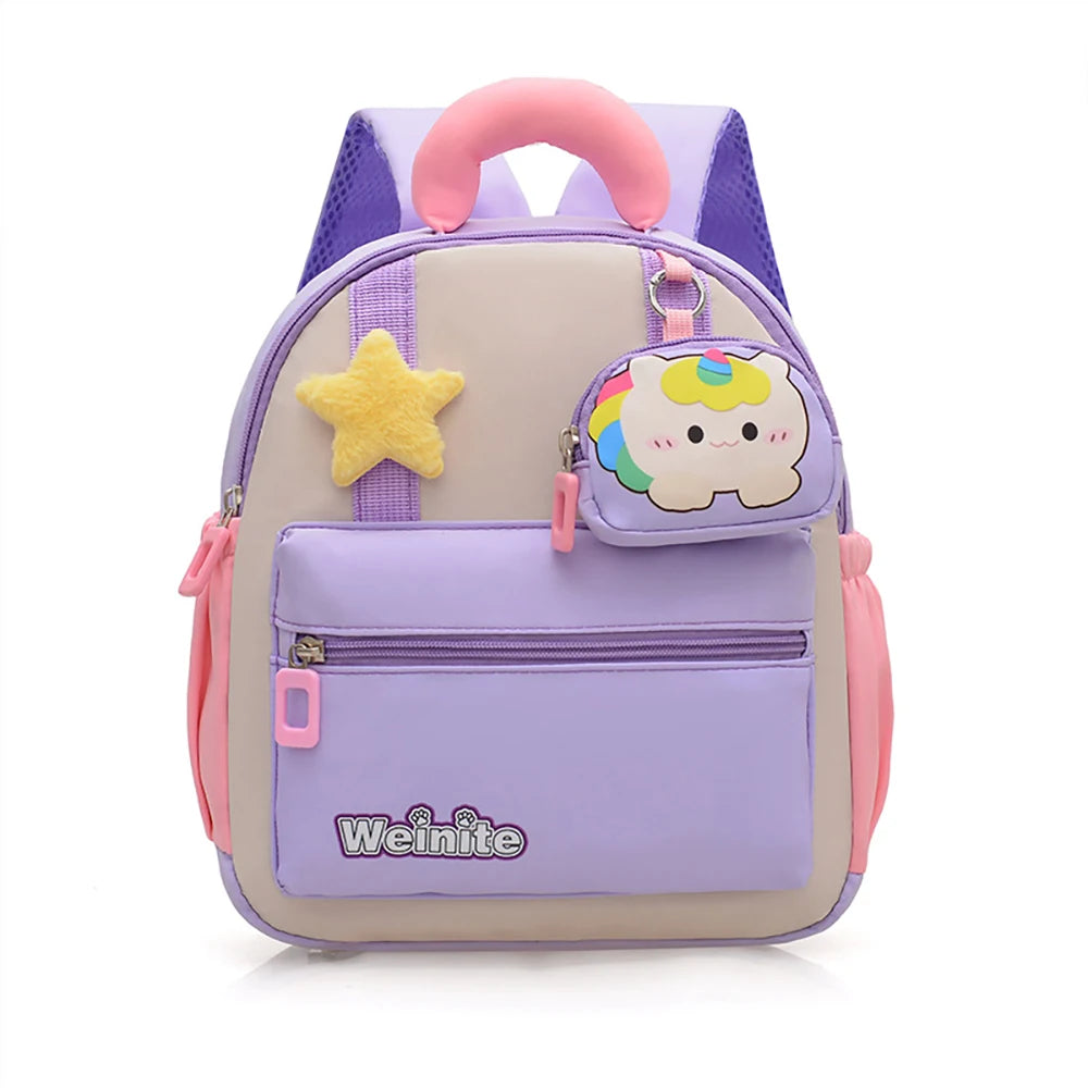 Kids Backpack Ergonomic Decompression Cartoon Charm