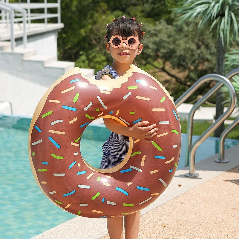 Summer Inflatable Toys Simulation Donuts Shape Swimming Ring