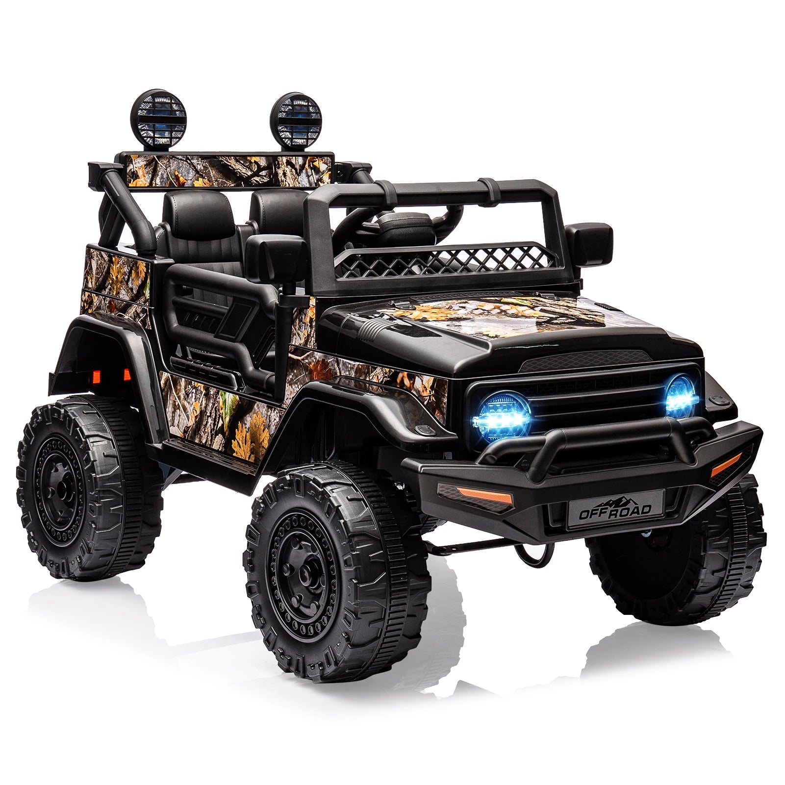 Kids Ride On Truck with Remote Control Spring Suspension Car