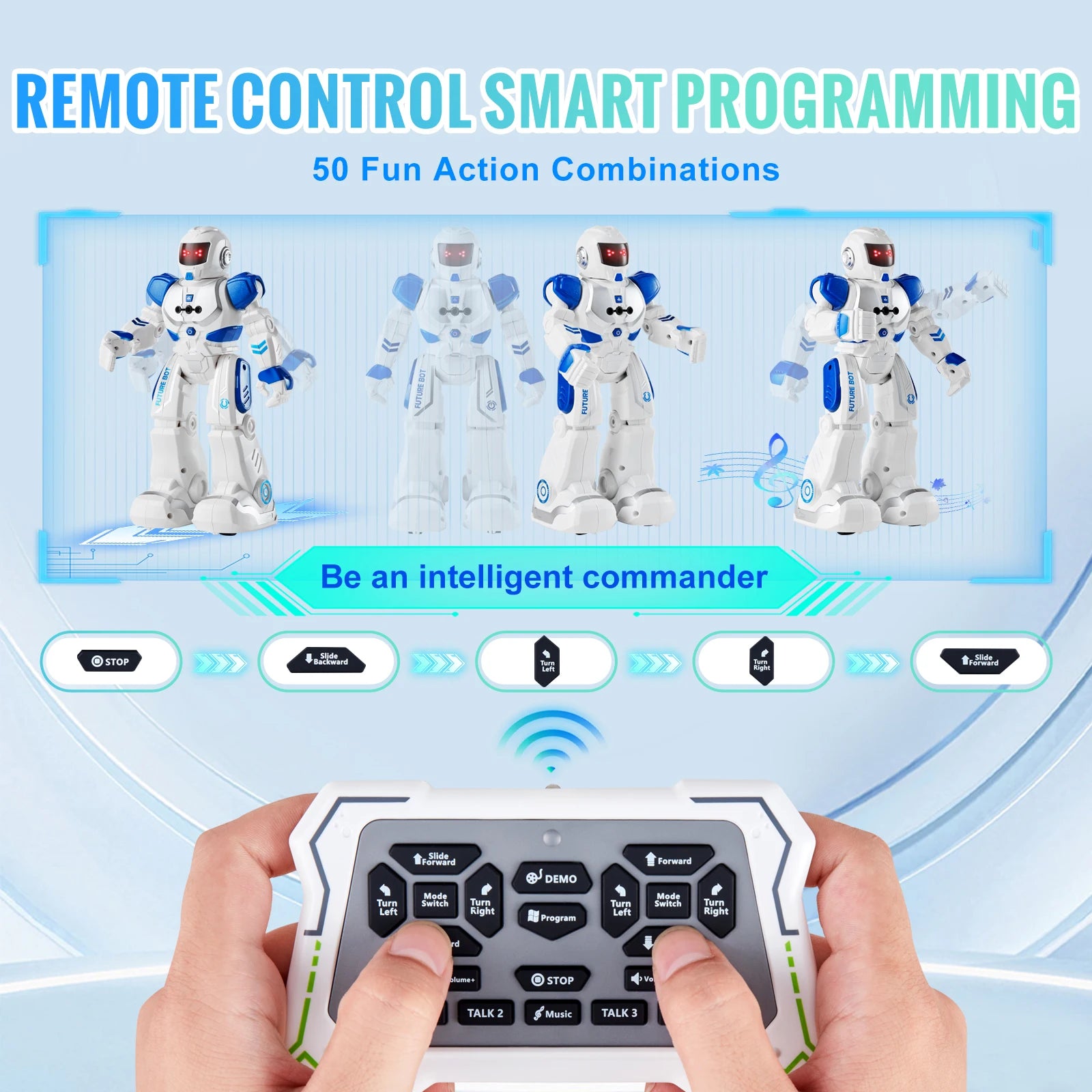 Robot Action Walking Singing Dancing Figure Gesture Sensor Toys