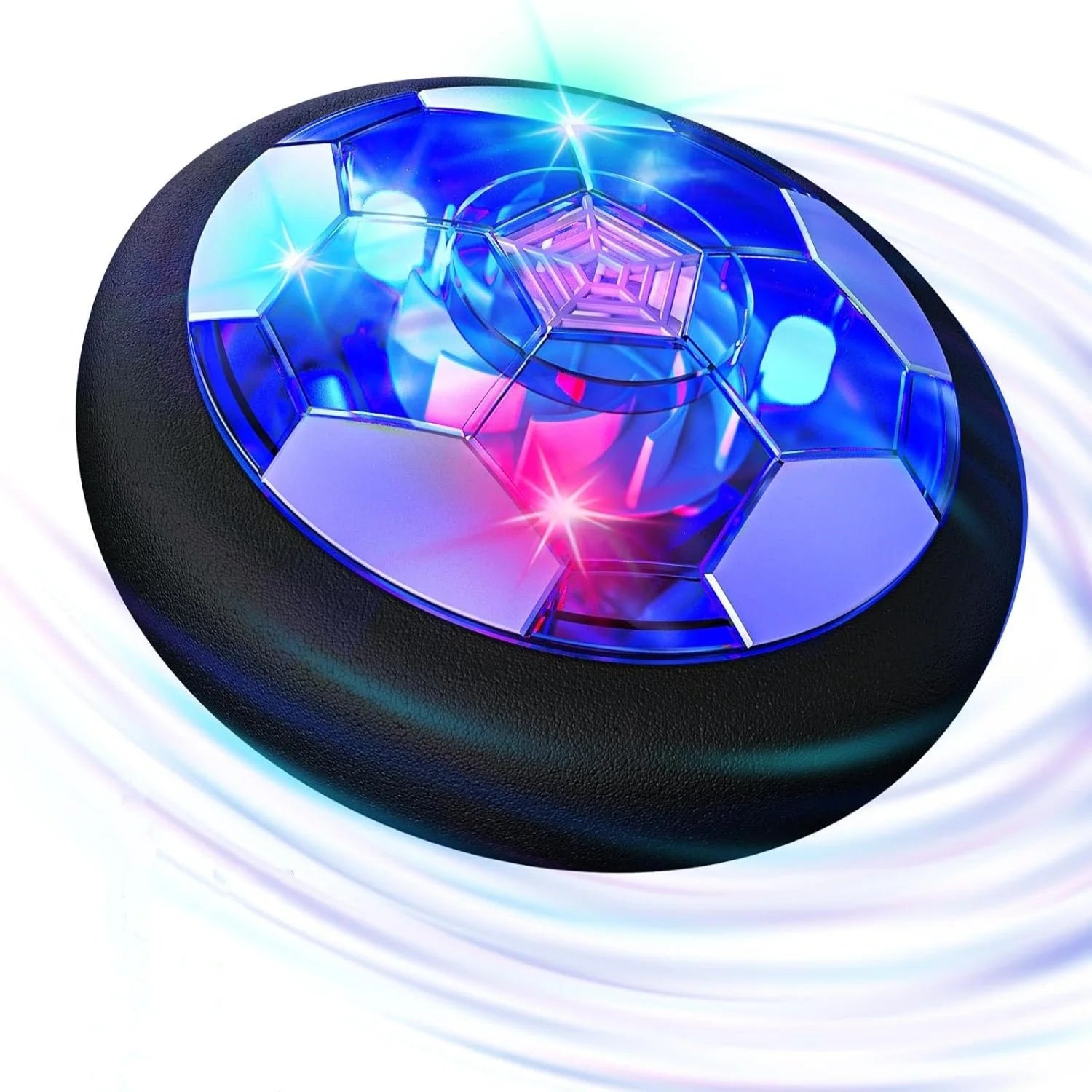 Hover Soccer Ball Kids Toy With Protective Foam Bumper LED Lights
